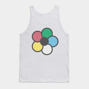 Disability flag flower Tank Top